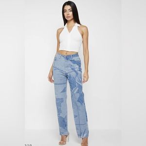 denim designer jeans manier de voir- renaissance style US 12